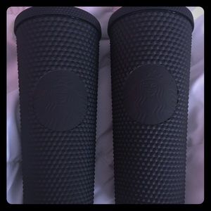 Starbucks 2019 Black studded matte black cup